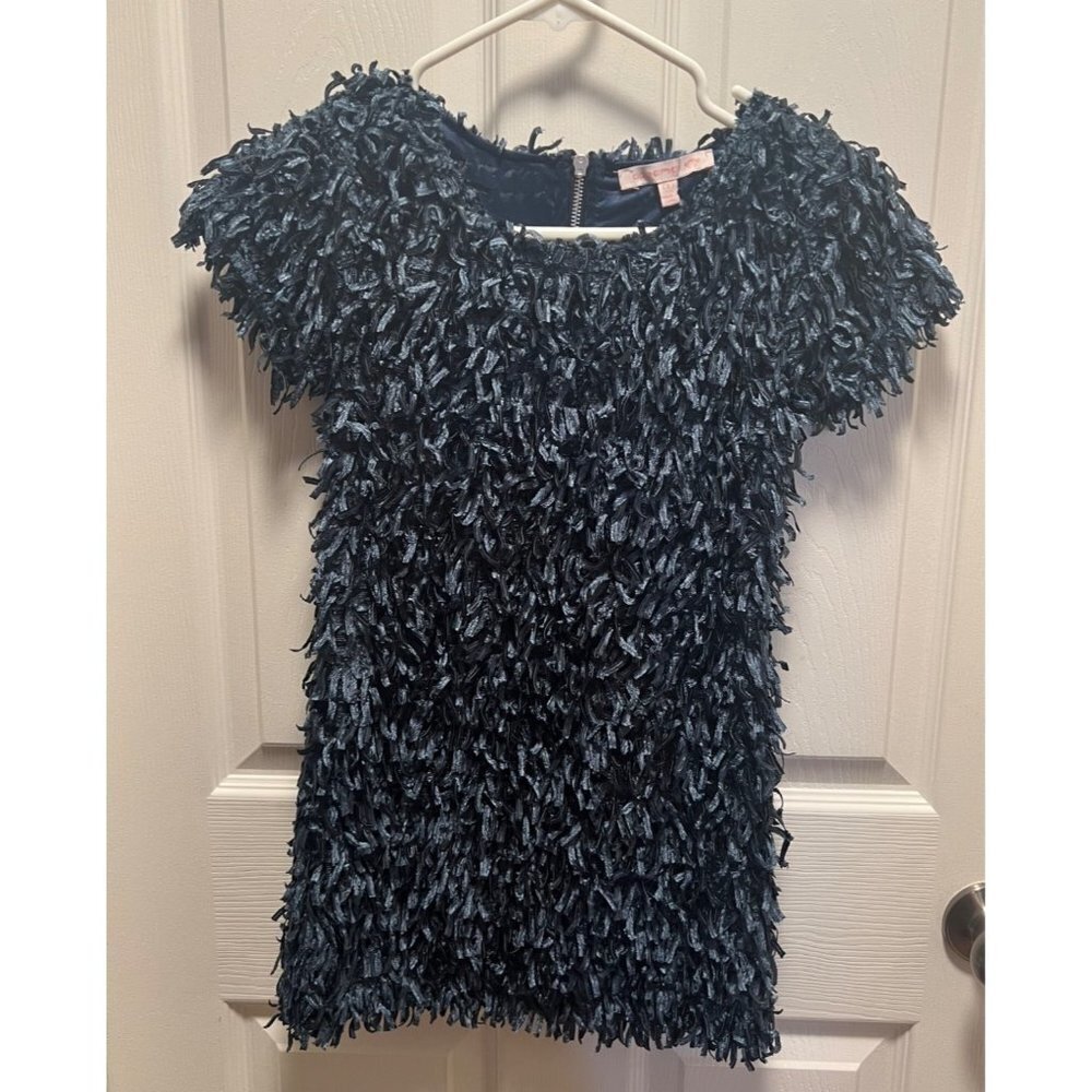 Chasing Fireflies Appaman | Girls Dress Blue Shimmering Ribbon Sz 8